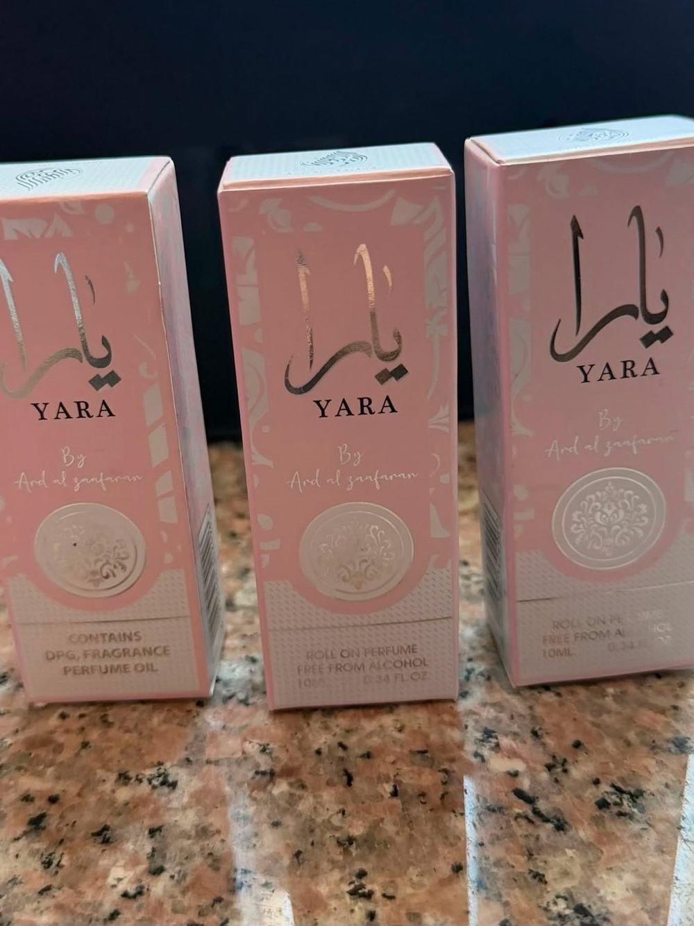 Yara Pink Roll-On Perfume Oil - Hydrating Body Fragrance